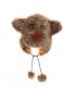 Brown Furry Bear Hat 